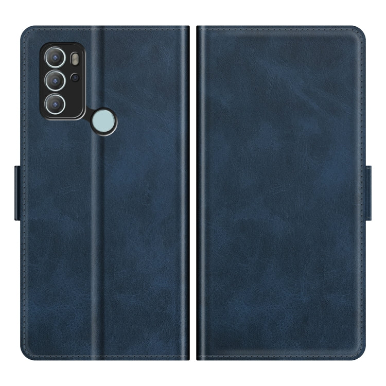 For Motorola Moto G60S Dual-side Magnetic Buckle Horizontal Flip Leather Case with Holder & Card Slots & Wallet