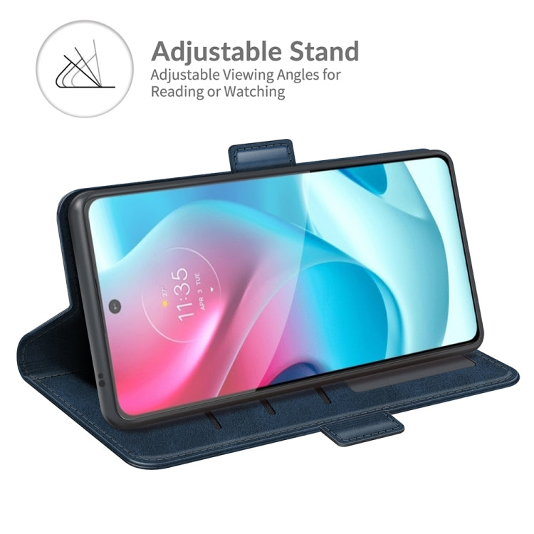 For Motorola Moto G60S Dual-side Magnetic Buckle Horizontal Flip Leather Case with Holder & Card Slots & Wallet