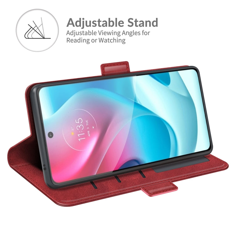 For Motorola Moto G60S Dual-side Magnetic Buckle Horizontal Flip Leather Case with Holder & Card Slots & Wallet