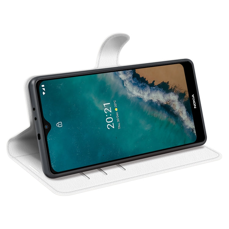 For Nokia G50 Litchi Texture Horizontal Flip Protective Case with Holder & Card Slots & Wallet