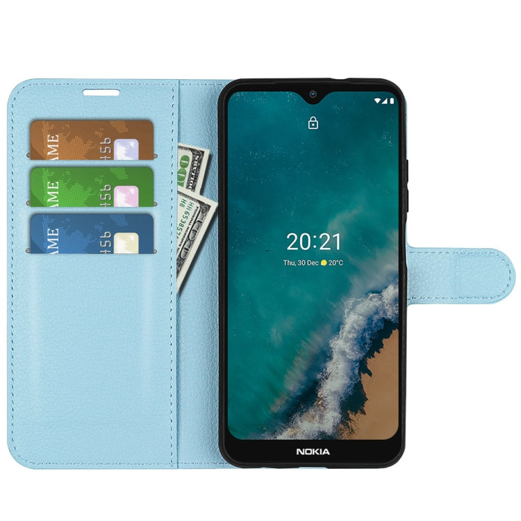 For Nokia G50 Litchi Texture Horizontal Flip Protective Case with Holder & Card Slots & Wallet