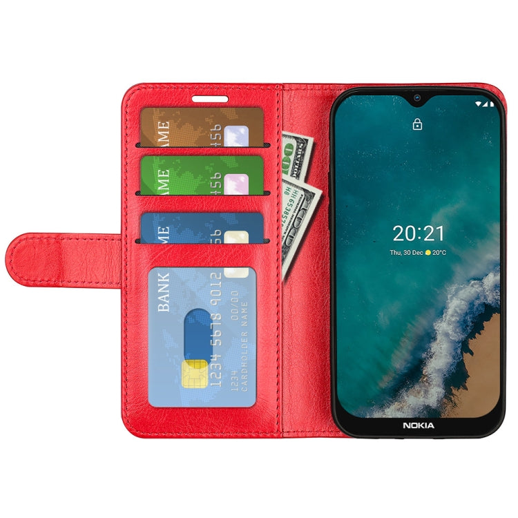 For Nokia G50 R64 Texture Single Horizontal Flip Phone Protective Case with Holder & Card Slots & Wallet& Photo Frame