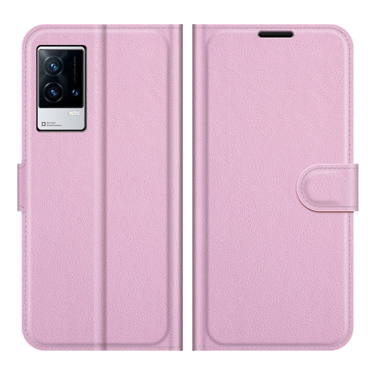 Litchi Texture Leather Phone Case For vivo iQOO 8