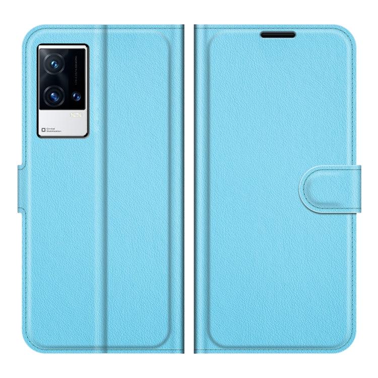 Litchi Texture Leather Phone Case For vivo iQOO 8 Pro