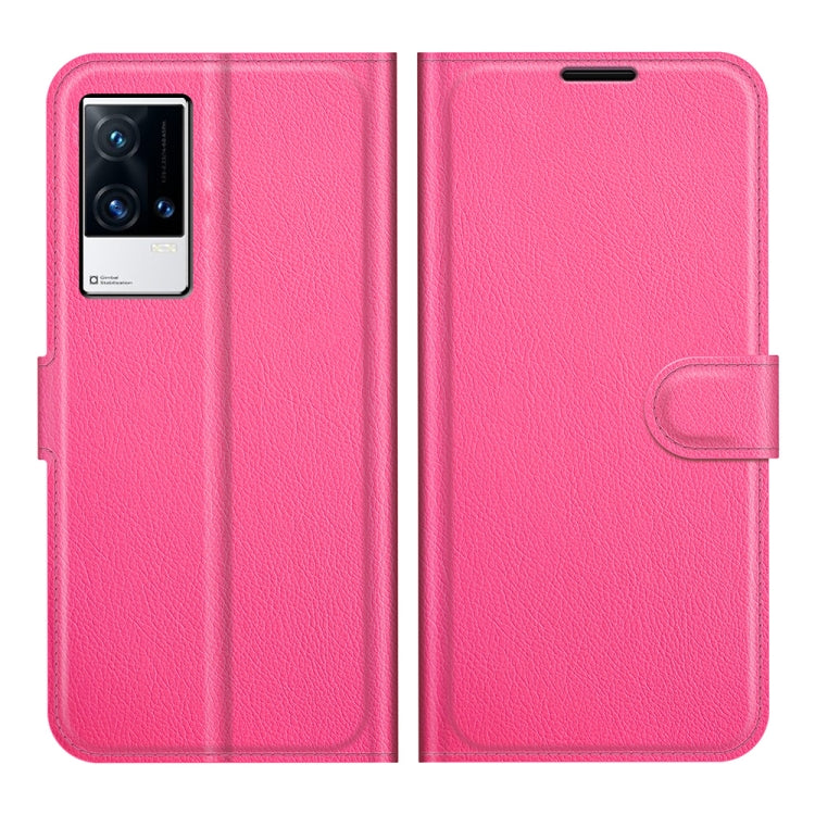 Litchi Texture Leather Phone Case For vivo iQOO 8 Pro