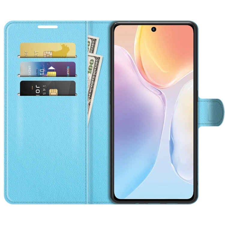 Litchi Texture Leather Phone Case For vivo X70