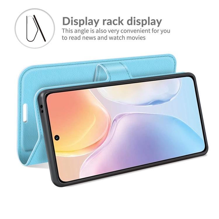 Litchi Texture Leather Phone Case For vivo X70