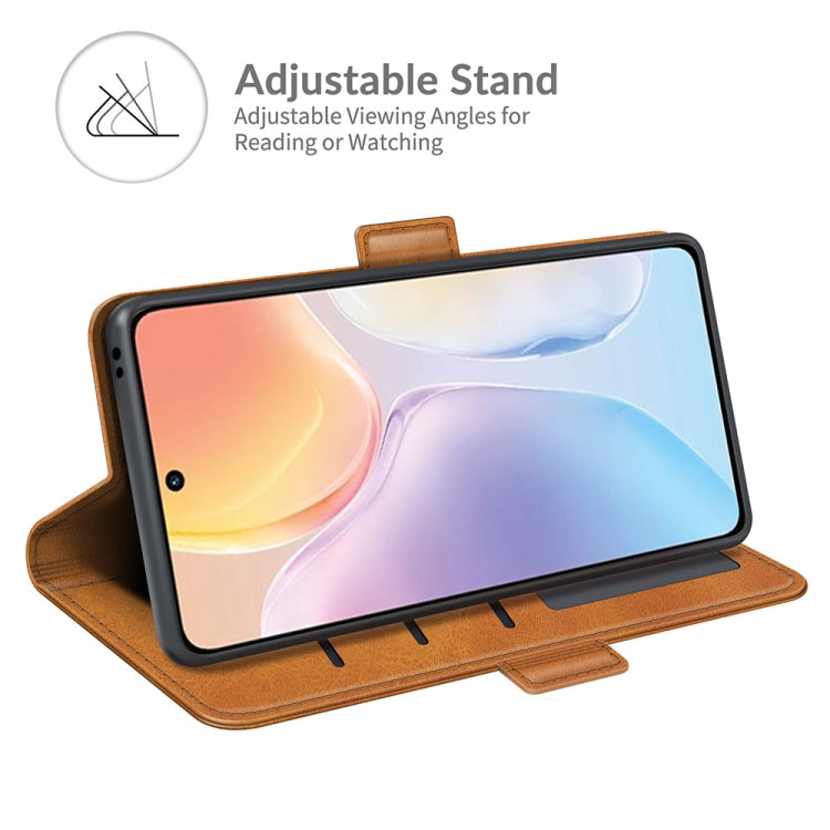 For vivo X70 Dual-side Magnetic Buckle Flip Leather Phone Case