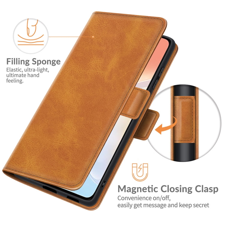 For vivo X70 Dual-side Magnetic Buckle Flip Leather Phone Case