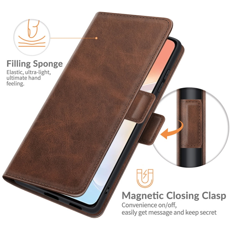 For vivo X70 Dual-side Magnetic Buckle Flip Leather Phone Case
