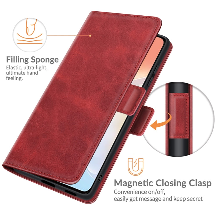 For vivo X70 Dual-side Magnetic Buckle Flip Leather Phone Case