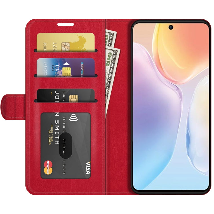 For vivo X70 R64 Texture Horizontal Flip Protective Case with Holder & Card Slots & Wallet& Photo Frame