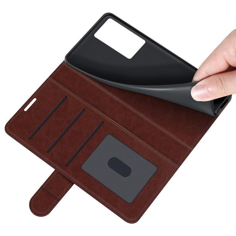 For vivo X70 Pro R64 Texture Horizontal Flip Protective Case with Holder & Card Slots & Wallet& Photo Frame