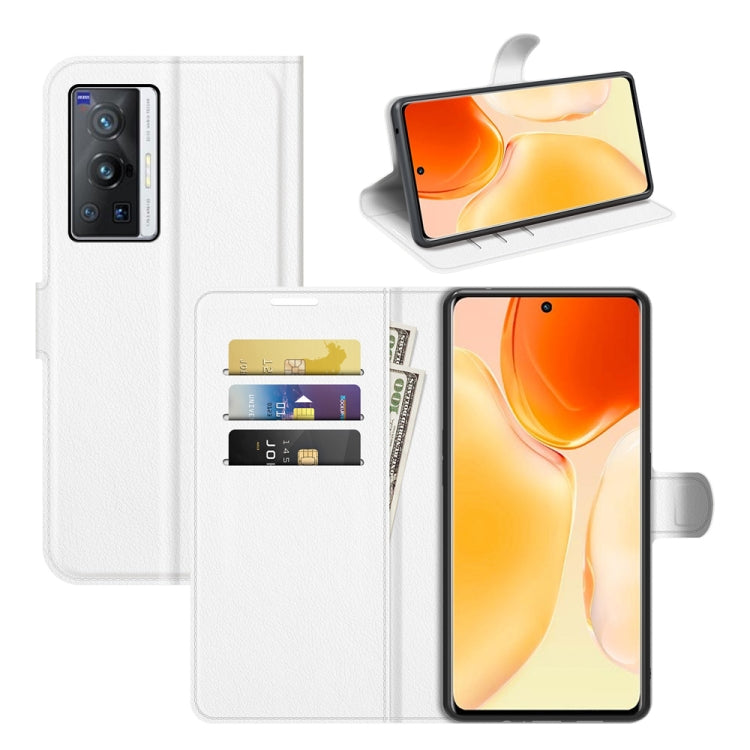 Litchi Texture Leather Phone Case For vivo X70 Pro