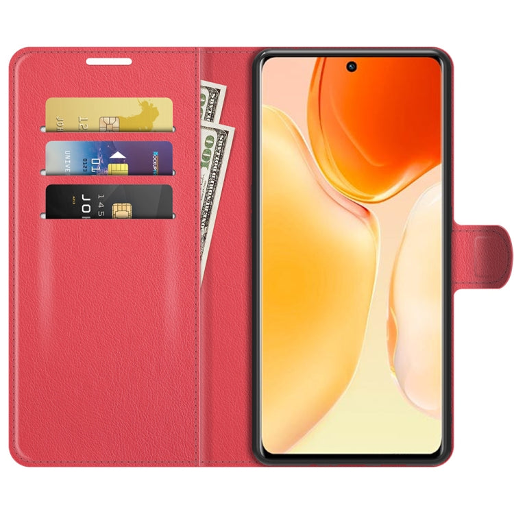 Litchi Texture Leather Phone Case For vivo X70 Pro