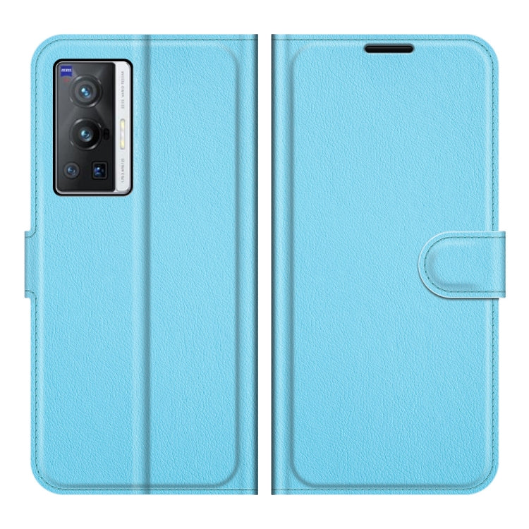 Litchi Texture Leather Phone Case For vivo X70 Pro