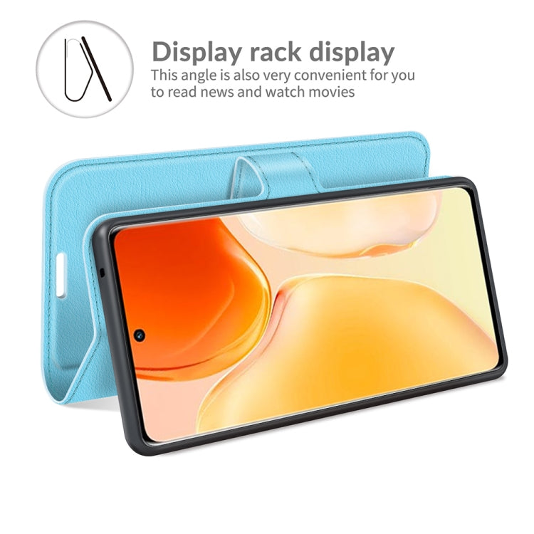 Litchi Texture Leather Phone Case For vivo X70 Pro