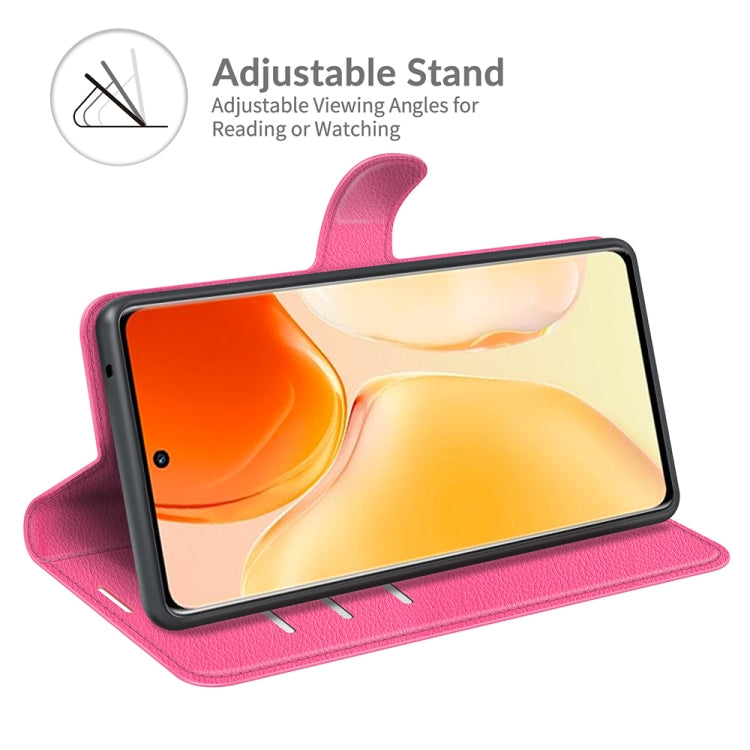 Litchi Texture Leather Phone Case For vivo X70 Pro