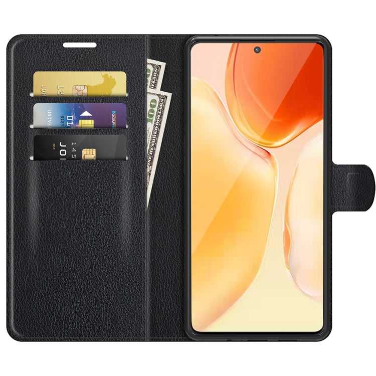 Litchi Texture Leather Phone Case For vivo X70 Pro+