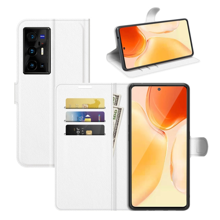 Litchi Texture Leather Phone Case For vivo X70 Pro+