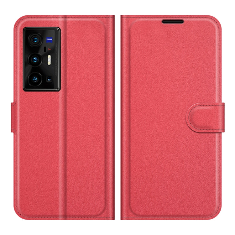 Litchi Texture Leather Phone Case For vivo X70 Pro+