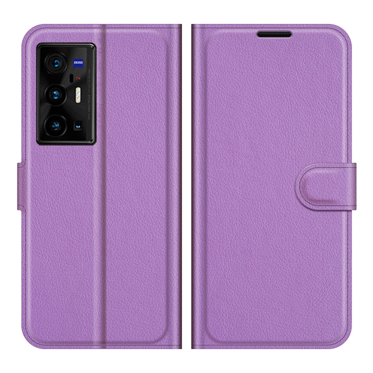 Litchi Texture Leather Phone Case For vivo X70 Pro+