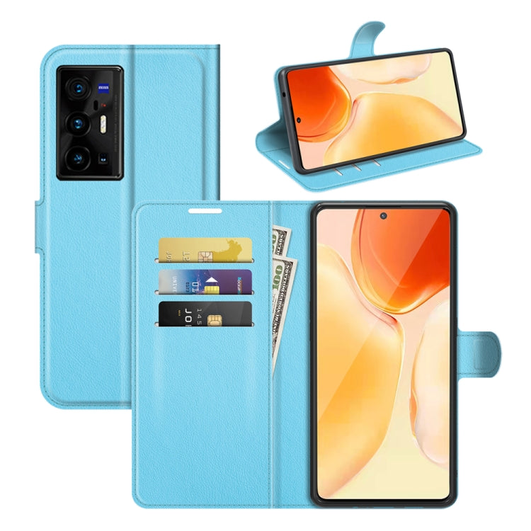 Litchi Texture Leather Phone Case For vivo X70 Pro+