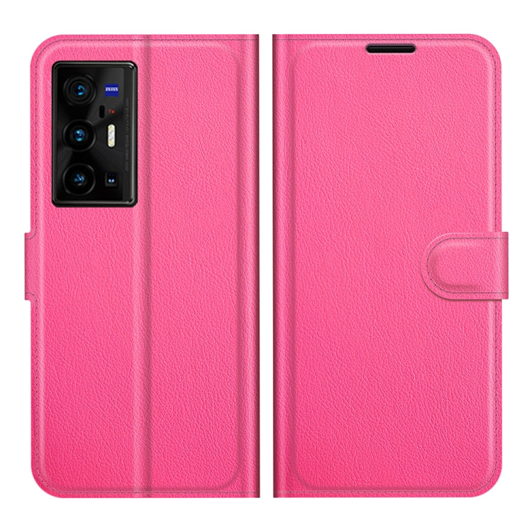 Litchi Texture Leather Phone Case For vivo X70 Pro+