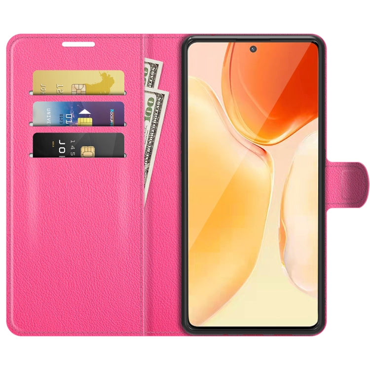 Litchi Texture Leather Phone Case For vivo X70 Pro+