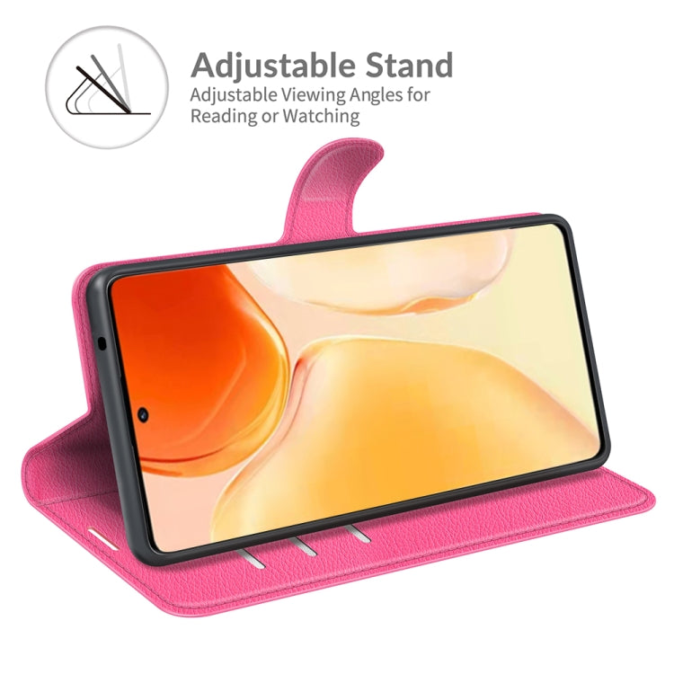 Litchi Texture Leather Phone Case For vivo X70 Pro+