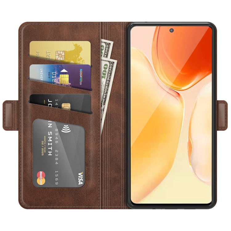 For vivo X70 Pro+ Dual-side Magnetic Buckle Flip Leather Phone Case