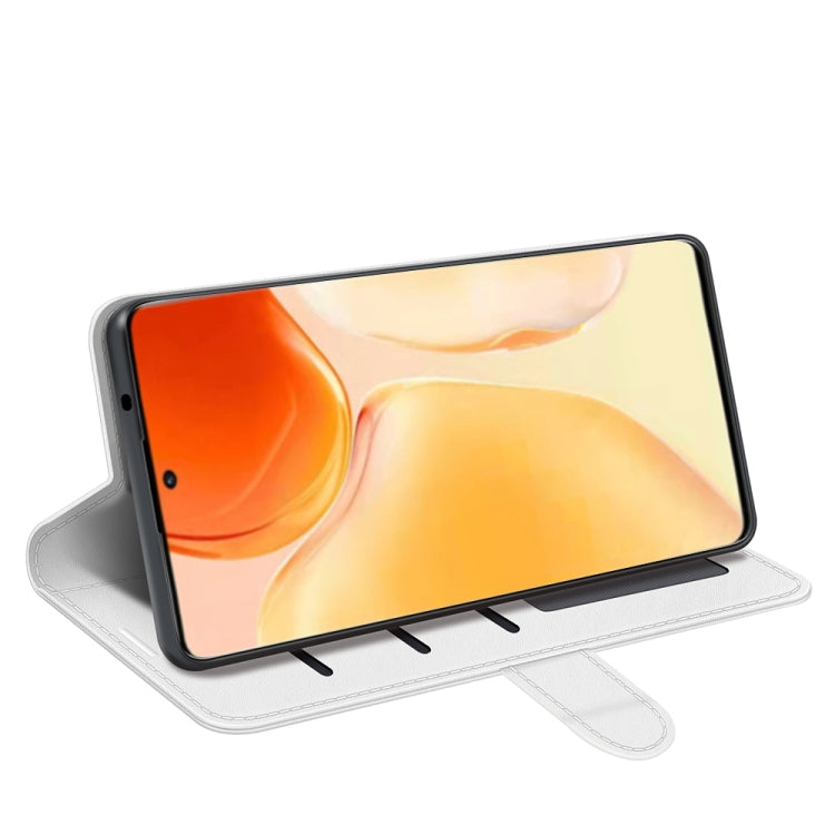 For vivo X70 Pro+ R64 Texture Horizontal Flip Protective Case with Holder & Card Slots & Wallet& Photo Frame