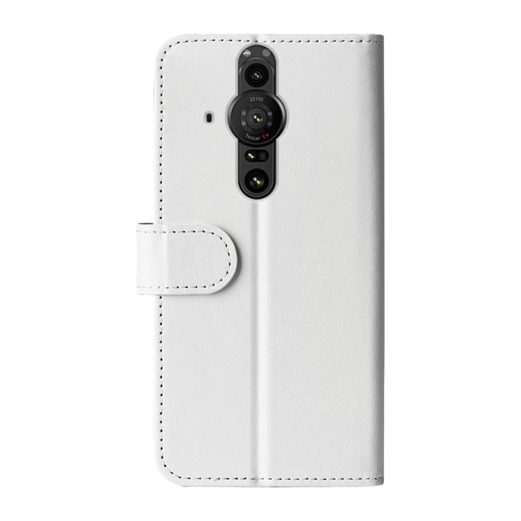 For Sony Xperia Pro-I R64 Texture Single Horizontal Flip Phone Protective Case with Holder & Card Slots & Wallet& Photo Frame