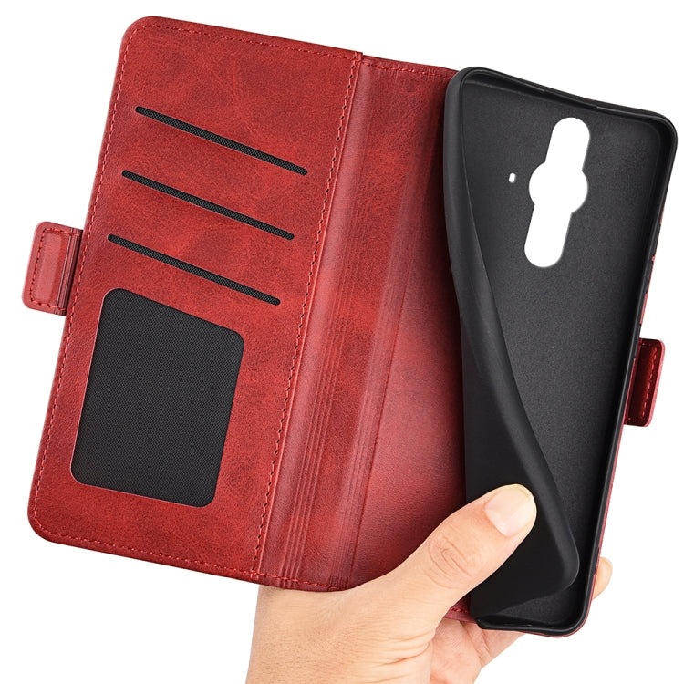 For Sony Xperia Pro-I Dual-side Magnetic Buckle Horizontal Flip Phone Leather Case with Holder & Card Slots & Wallet