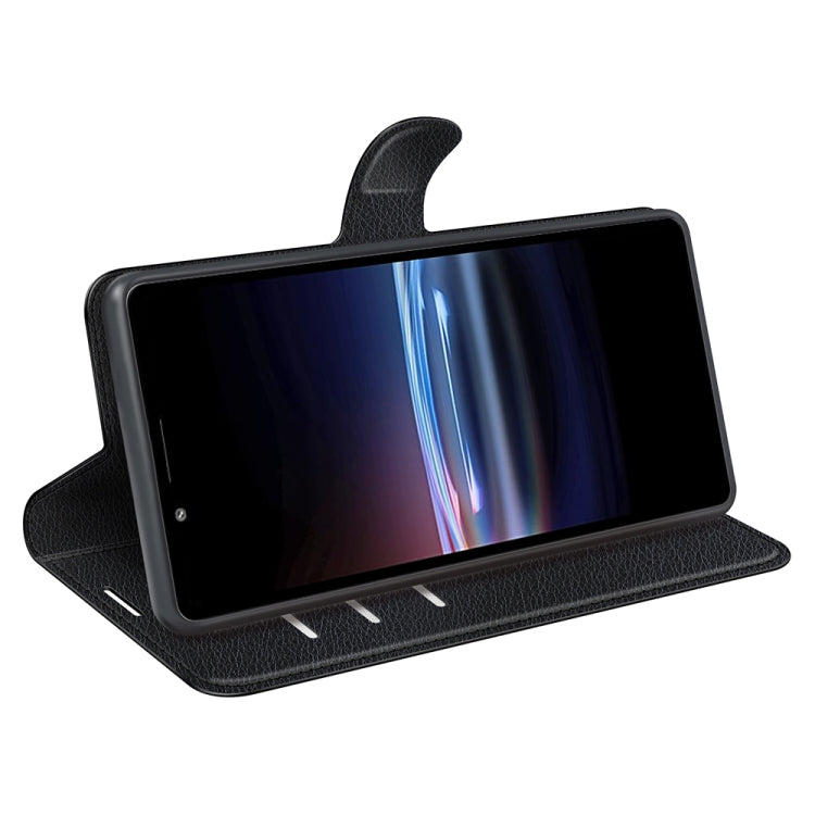 For Sony Xperia Pro-I Litchi Texture Horizontal Flip Protective Case with Holder & Card Slots & Wallet