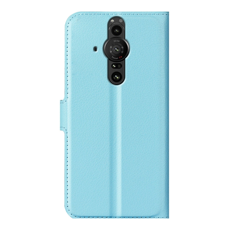For Sony Xperia Pro-I Litchi Texture Horizontal Flip Protective Case with Holder & Card Slots & Wallet