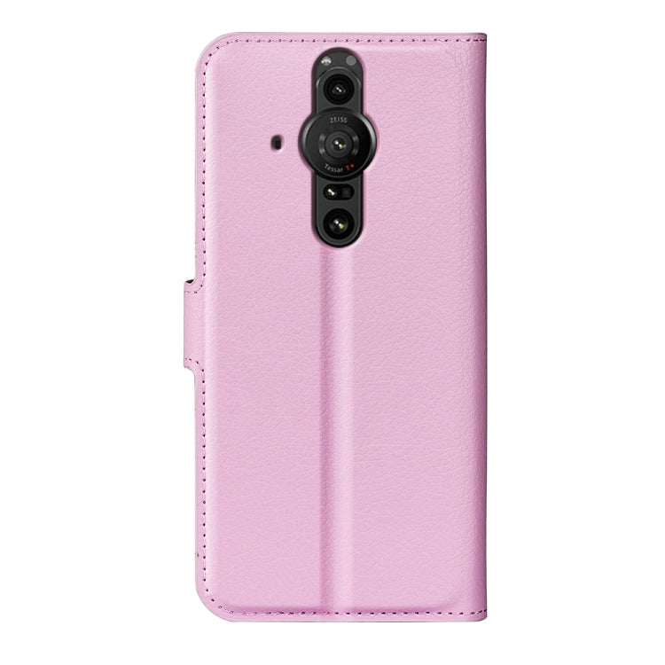 For Sony Xperia Pro-I Litchi Texture Horizontal Flip Protective Case with Holder & Card Slots & Wallet
