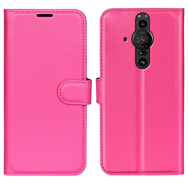 For Sony Xperia Pro-I Litchi Texture Horizontal Flip Protective Case with Holder & Card Slots & Wallet