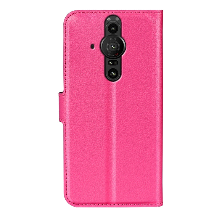 For Sony Xperia Pro-I Litchi Texture Horizontal Flip Protective Case with Holder & Card Slots & Wallet