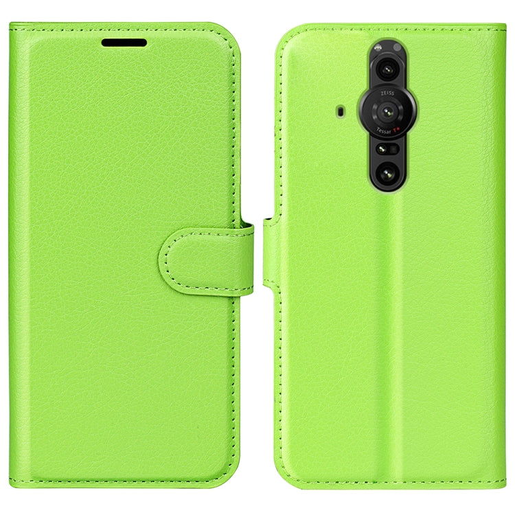 For Sony Xperia Pro-I Litchi Texture Horizontal Flip Protective Case with Holder & Card Slots & Wallet