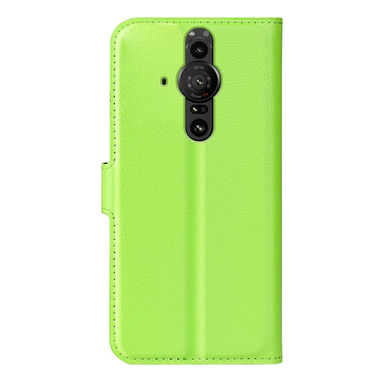 For Sony Xperia Pro-I Litchi Texture Horizontal Flip Protective Case with Holder & Card Slots & Wallet