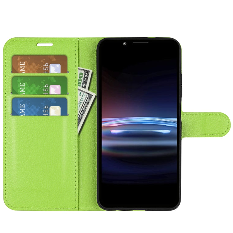 For Sony Xperia Pro-I Litchi Texture Horizontal Flip Protective Case with Holder & Card Slots & Wallet