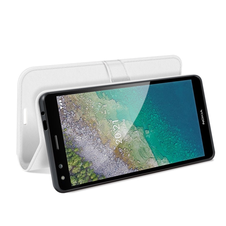 For Nokia C01 Plus R64 Texture Single Horizontal Flip Phone Protective Case with Holder & Card Slots & Wallet& Photo Frame