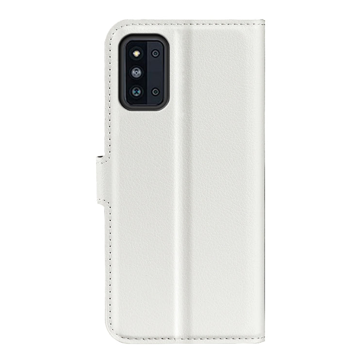 For Samsung Galaxy F52 5G Litchi Texture Horizontal Flip Protective Case with Holder & Card Slots & Wallet