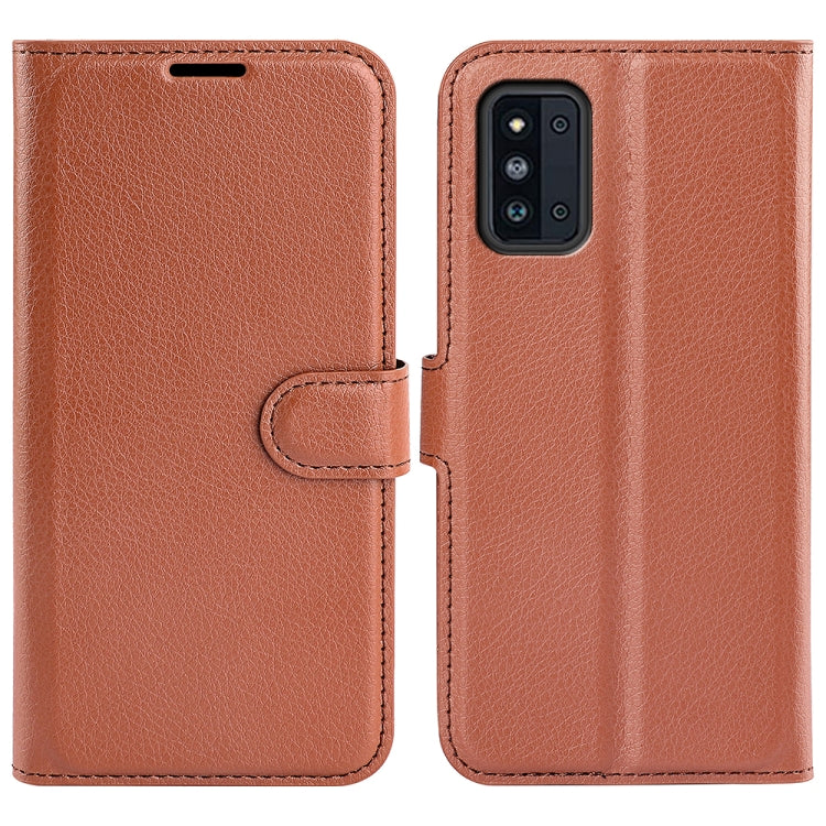 For Samsung Galaxy F52 5G Litchi Texture Horizontal Flip Protective Case with Holder & Card Slots & Wallet