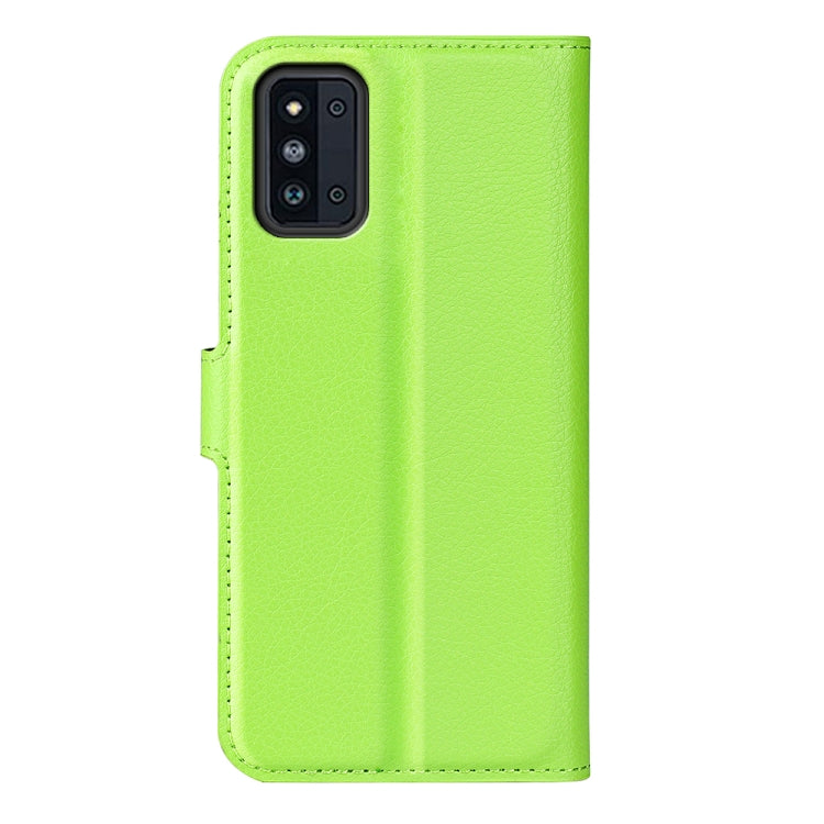 For Samsung Galaxy F52 5G Litchi Texture Horizontal Flip Protective Case with Holder & Card Slots & Wallet