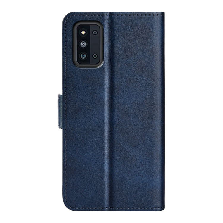 For Samsung Galaxy F52 5G Dual-side Magnetic Buckle Horizontal Flip Leather Case with Holder & Card Slots & Wallet