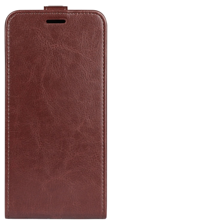 For Samsung Galaxy F52 5G R64 Texture Vertical Flip Leather Case with Card Slots & Photo Frame