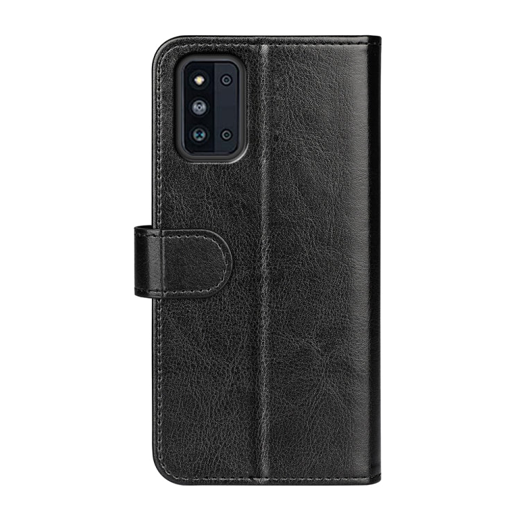 For Samsung Galaxy F52 5G R64 Texture Horizontal Flip Protective Case with Holder & Card Slots & Wallet& Photo Frame