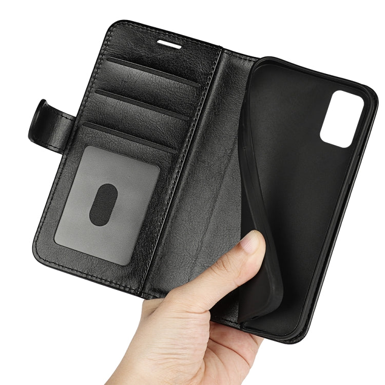 For Samsung Galaxy F52 5G R64 Texture Horizontal Flip Protective Case with Holder & Card Slots & Wallet& Photo Frame